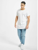 Urban Classics T-paidat Long Shaped Turnup valkoinen