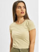 Urban Classics T-Shirt Stretch Jersey Cropped beige
