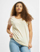 Urban Classics T-Shirt Contrast Raglan beige
