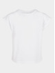 Urban Classics T-shirt Girls Organic Extended Shoulder bianco