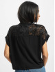 Urban Classics T-Shirt Ladies Short Oversized Lace black