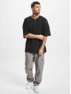 Urban Classics T-Shirt Oversized Henley black