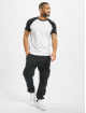 Urban Classics T-Shirt Raglan Contrast blanc