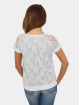 Urban Classics T-Shirt Double Layer Laces blanc