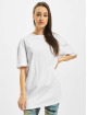 Urban Classics T-Shirt Ladies Oversized Boyfriend blanc