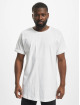 Urban Classics T-Shirt Pre-Pack Long Shaped Turnup 2-Pack blanc