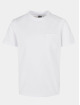 Urban Classics T-Shirt Boys Organic Cotton Basic Pocket blanc
