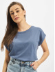Urban Classics T-Shirt Extended Shoulder blau