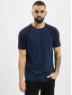 Urban Classics T-Shirt Raglan Contrast bleu