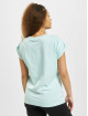 Urban Classics T-Shirt Color Melange Extended Shoulder bleu