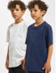 Urban Classics T-Shirt Boys Organic Cotton Basic Pocket 2-Pack bleu