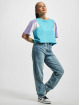 Urban Classics T-Shirt 3-Tone Short Oversize blue