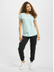 Urban Classics T-Shirt Color Melange Extended Shoulder blue