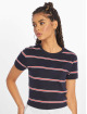 Urban Classics T-shirt Yarn Dyed Skate Stripe blå