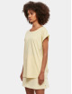 Urban Classics T-Shirt Ladies Organic Extended Shoulder gelb