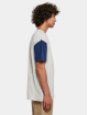 Urban Classics T-Shirt Organic Oversized Colorblock grau