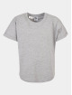 Urban Classics T-Shirt Boys Long Shaped Turnup 2-Pack grau