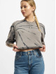 Urban Classics T-shirt Ladies Oversized Cropped Tie Dye grigio