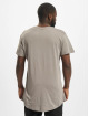 Urban Classics T-shirt Shaped Long Tee grigio