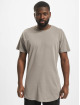 Urban Classics T-shirt Shaped Long Tee grigio