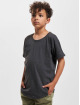 Urban Classics T-shirt Boys Long Shaped Turnup grigio