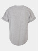 Urban Classics T-shirt Boys Long Shaped Turnup 2-Pack grigio