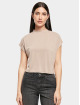 Urban Classics t-shirt Ladies Modal Short grijs
