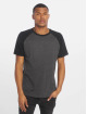 Urban Classics T-Shirt Raglan Contrast gris