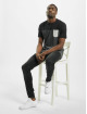 Urban Classics T-Shirt 3-Tone Pocket gris