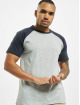 Urban Classics T-Shirt Raglan Contrast gris