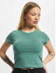 Urban Classics t-shirt Ladies Stretch Jersey Cropped groen