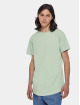 Urban Classics T-Shirt Shaped Long grün
