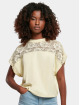 Urban Classics T-Shirt Ladies Short Oversized Lace jaune
