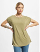 Urban Classics T-Shirt Ladies Modal Extended Shoulder khaki