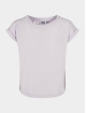 Urban Classics T-shirt Girls Organic Extended Shoulder lila