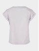Urban Classics T-shirt Girls Organic Extended Shoulder lila