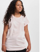 Urban Classics T-Shirt Girls Organic Extended Shoulder magenta