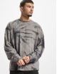 Urban Classics T-Shirt manches longues Boxy Tye Dye gris