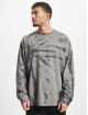 Urban Classics T-Shirt manches longues Boxy Tye Dye gris