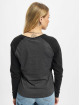 Urban Classics T-Shirt manches longues Ladies Contrast Raglan gris