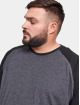Urban Classics T-Shirt manches longues Contrast 3/4 Sleeve gris