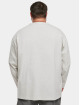 Urban Classics T-Shirt manches longues Organic Oversized Henley gris