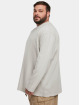 Urban Classics T-Shirt manches longues Oversized Distressed gris