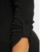 Urban Classics T-Shirt manches longues Ladies Long Rib Pocket Turnup noir