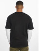 Urban Classics T-Shirt manches longues Oversized Shaped Double Layer noir