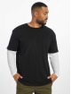 Urban Classics T-Shirt manches longues Oversized Shaped Double Layer noir