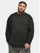 Urban Classics T-Shirt manches longues Organic Oversized Henley noir