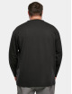 Urban Classics T-Shirt manches longues Organic Oversized Henley noir