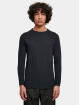 Urban Classics T-Shirt manches longues Knitted Raglan noir