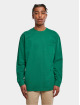 Urban Classics T-Shirt manches longues Heavy Oversized Pocket vert